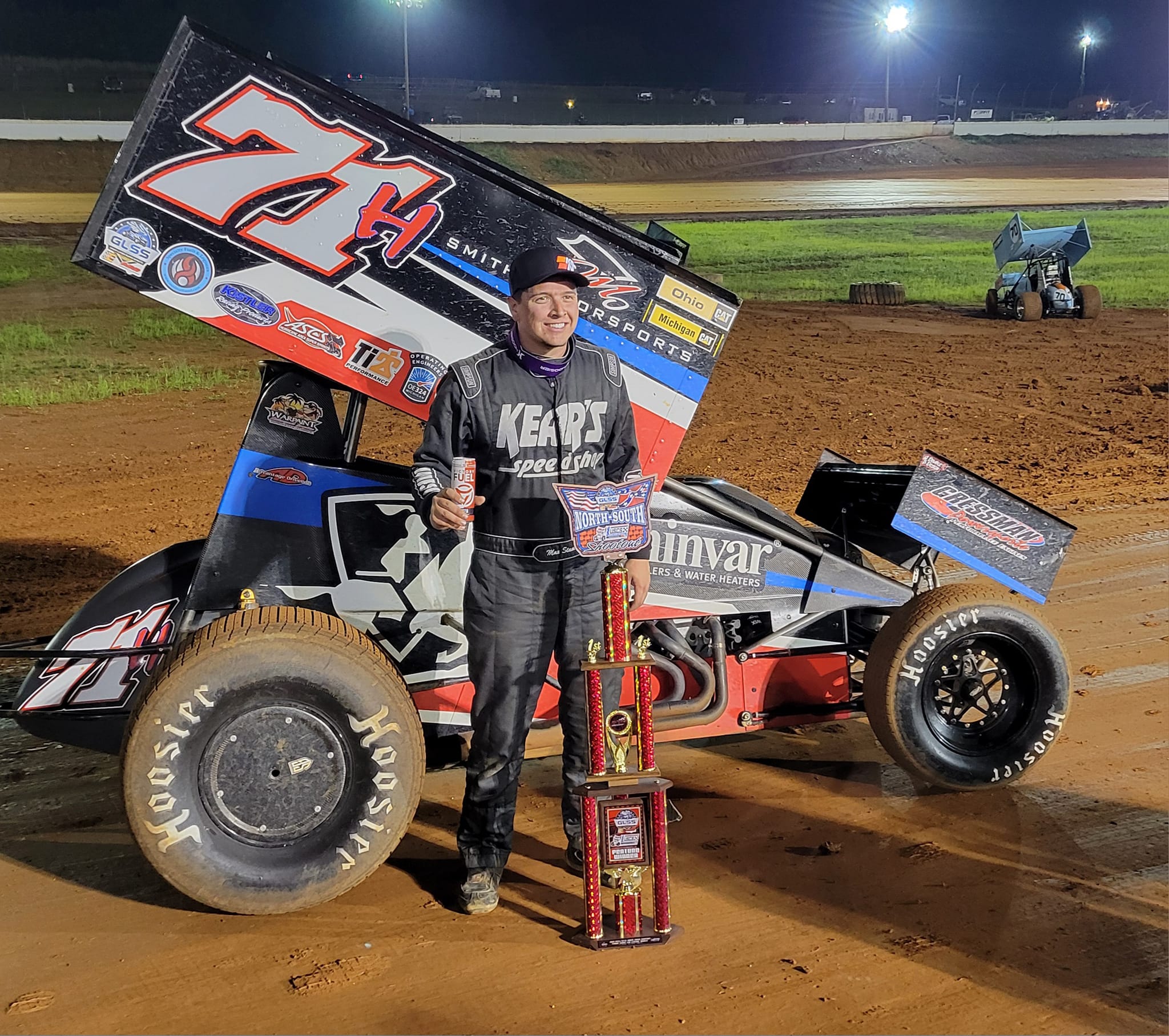 Stambaugh Steers to USCS/GLSS Sprint Car Win at I-75 Raceway